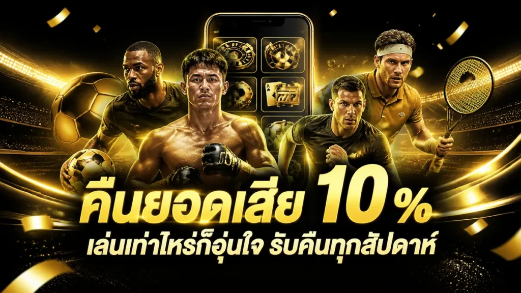 คืนยอดเสีย 10%
